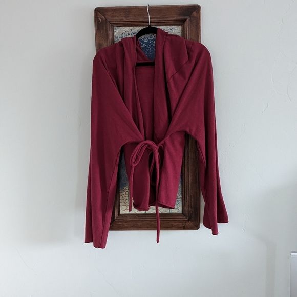 gaia conceptions Tops - Gaia conceptions cocoon hooded kimono hoodie NWOT size S